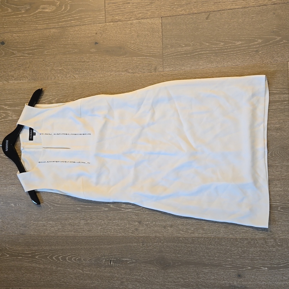 Carole white dress with Swaroski